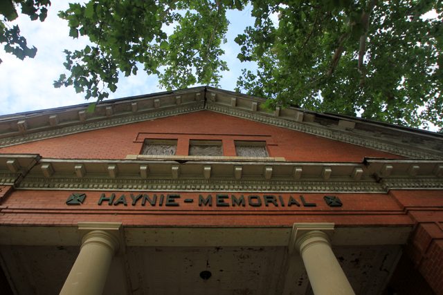 The Haynie Memorial building in Rice